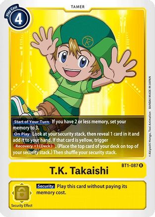 T.K. Takaishi (BT1-087) - Release Special Booster 1.0