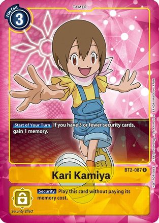 Kari Kamiya (Box Topper) (BT2-087) - Release Special Booster 1.0 Foil
