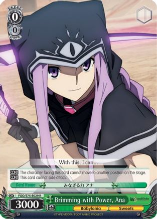 Brimming with Power, Ana (FGO/S75-E029 R) - Fate/Grand Order Absolute Demonic Front: Babylonia