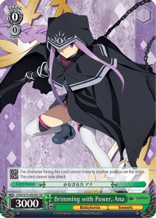 Brimming with Power, Ana (SR) (FGO/S75-E029S SR) - Fate/Grand Order Absolute Demonic Front: Babylonia