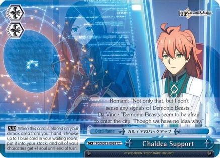 Chaldea Support (FGO/S75-E099 CC) - Fate/Grand Order Absolute Demonic Front: Babylonia
