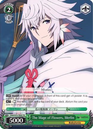 The Mage of Flowers, Merlin (FGO/S75-TE05 TD) - Fate/Grand Order Absolute Demonic Front: Babylonia