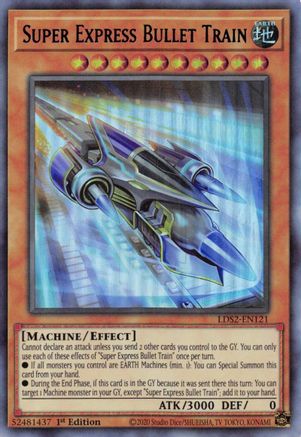 Super Express Bullet Train (Blue) (LDS2-EN121) - Legendary Duelists: Season 2 1st Edition