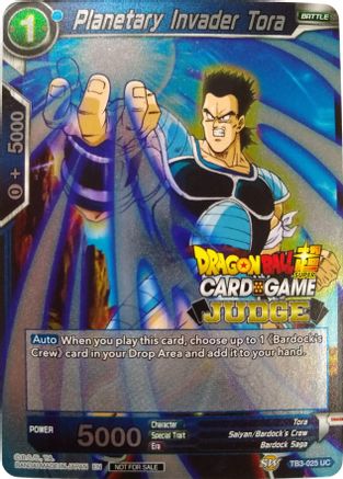 Planetary Invader Tora (TB3-025) - Judge Promotion Cards
