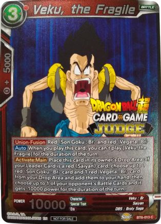 Veku, the Fragile (BT6-013) - Judge Promotion Cards