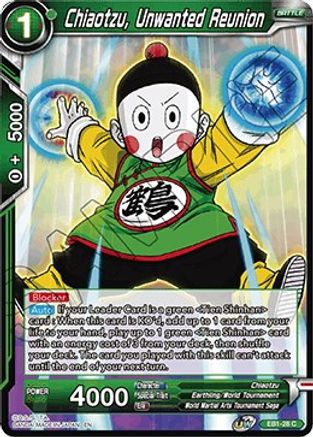 Chiaotzu, Unwanted Reunion (EB1-28) - Battle Evolution Booster Foil