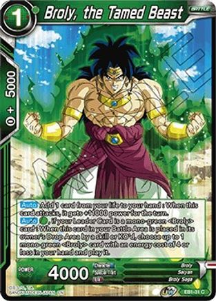 Broly, the Tamed Beast (EB1-31) - Battle Evolution Booster