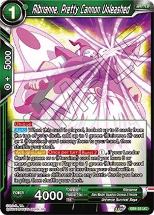 Ribrianne, Pretty Cannon Unleashed (EB1-33) - Battle Evolution Booster Foil