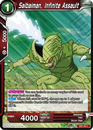 Saibaiman, Infinite Assault (EB1-06) - Battle Evolution Booster