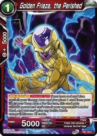 Golden Frieza, the Perished (EB1-08) - Battle Evolution Booster