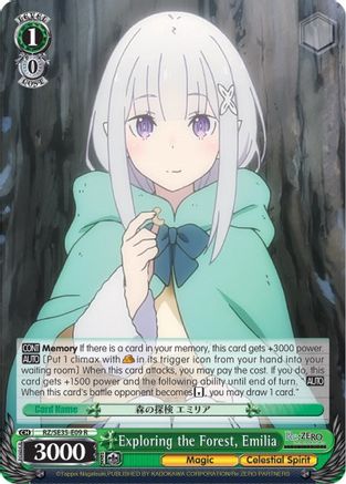 Exploring the Forest, Emilia (RZ/SE35-E09 R) - Re:ZERO: The Frozen Bond