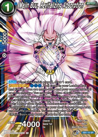 Majin Buu, Revitalizing Absorption (EB1-15) - Battle Evolution Booster