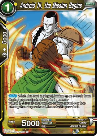 Android 14, the Mission Begins (EB1-40) - Battle Evolution Booster