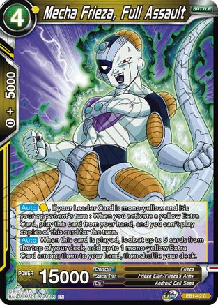 Mecha Frieza, Full Assault (EB1-42) - Battle Evolution Booster Foil