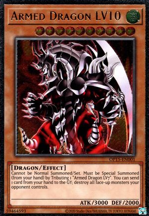 Armed Dragon LV10 (UTR) (OP15-EN001) - OTS Tournament Pack 15 Unlimited