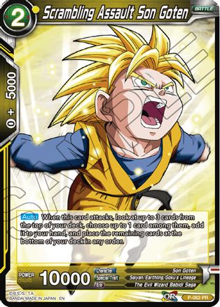 Scrambling Assault Son Goten (Reprint) (P-062) - Battle Evolution Booster