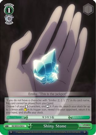 Shiny Stone (Parallel Foil) (RZ/SE35-E38 U) - Re:ZERO: The Frozen Bond