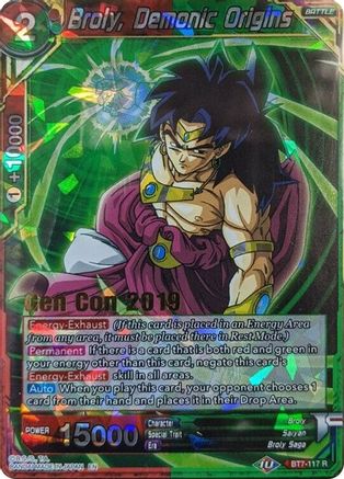 Broly, Demonic Origins (Gen Con 2019) (BT7-117) - Promotion Cards