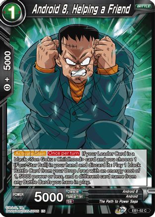 Android 8, Helping a Friend (EB1-52) - Battle Evolution Booster Foil