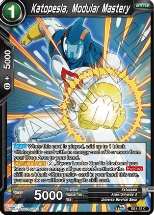 Katopesla, Modular Mastery (EB1-53) - Battle Evolution Booster
