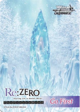 Go First Card - Girl Imprisoned in Ice, Emilia - Re:ZERO: The Frozen Bond