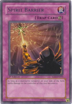 Spirit Barrier (SOD-EN051) - Soul of the Duelist 1st Edition