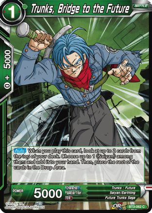 Trunks, Bridge to the Future (Reprint) (BT3-062) - Battle Evolution Booster Foil