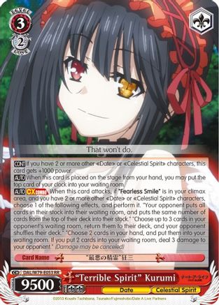 "Terrible Spirit" Kurumi (DAL/W79-E053 RR) - Date A Live
