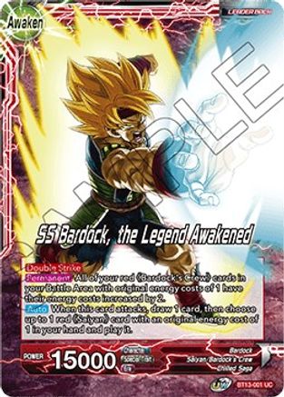 Bardock // SS Bardock, the Legend Awakened (BT13-001) - Supreme Rivalry Foil