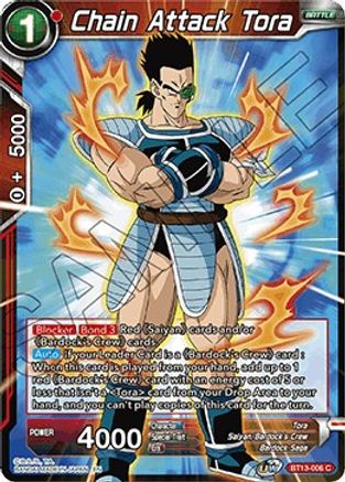 Chain Attack Tora (BT13-006) - Supreme Rivalry Foil