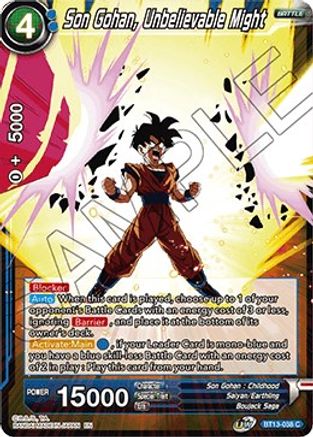 Son Gohan, Unbelievable Might (BT13-038) - Supreme Rivalry Foil