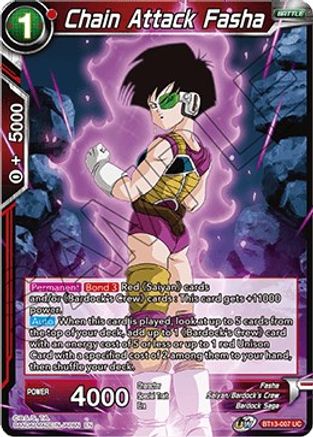Chain Attack Fasha (BT13-007) - Supreme Rivalry Foil