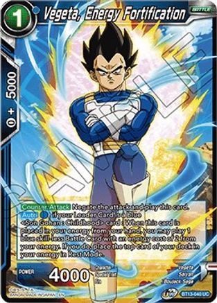Vegeta, Energy Fortification (BT13-040) - Supreme Rivalry