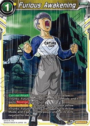 Furious Awakening (BT13-117) - Supreme Rivalry Foil