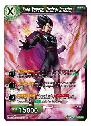 King Vegeta, Umbral Invader (BT13-064) - Supreme Rivalry Foil