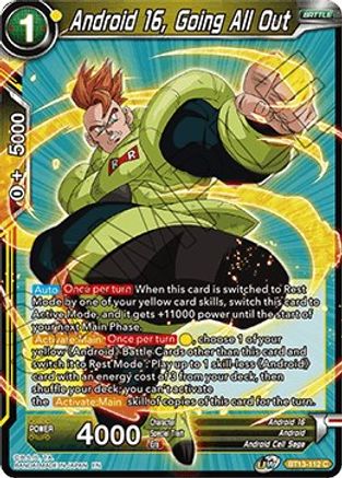 Android 16, Going All Out (BT13-112) - Supreme Rivalry
