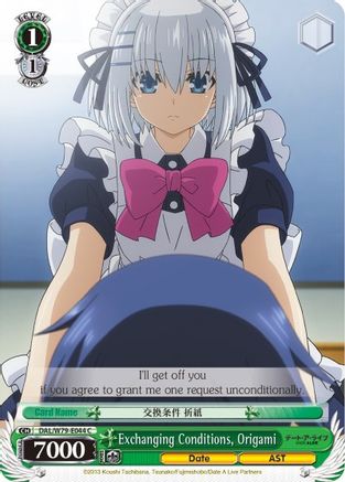 Exchanging Conditions, Origami (DAL/W79-E044 C) - Date A Live