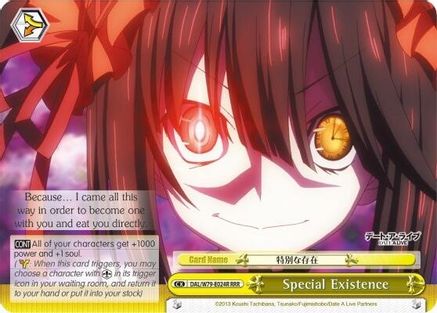 Special Existence (RRR) (DAL/W79-E024R RRR) - Date A Live