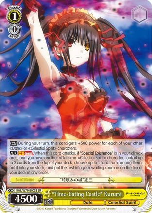 "Time-Eating Castle" Kurumi (SR) (DAL/W79-E005 SR) - Date A Live