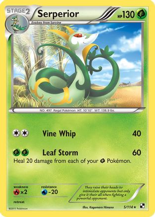 Serperior 005/114 Deck Exclusives - Rare