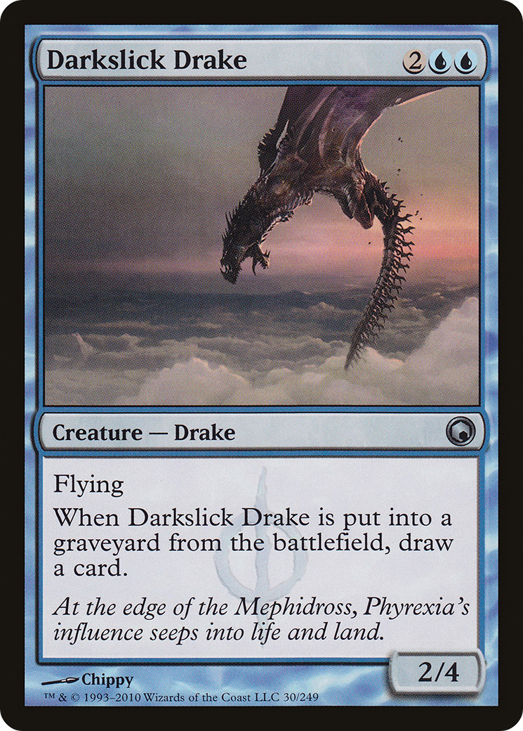Darkslick Drake (SOM-030) - Scars of Mirrodin