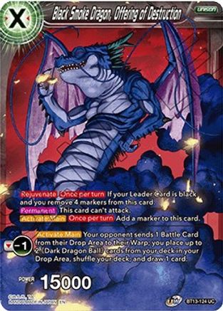 Black Smoke Dragon, Offering of Destruction (BT13-124) - Supreme Rivalry