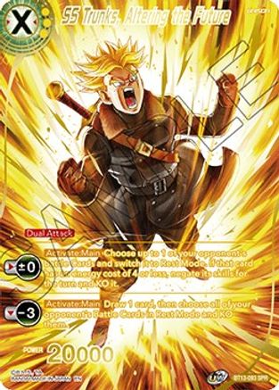 SS Trunks, Altering the Future (SPR) (BT13-093) - Supreme Rivalry