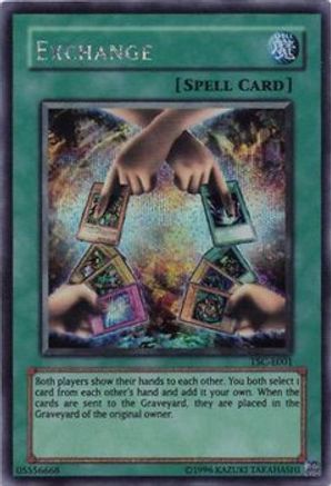 Exchange (TSC-E001) - Yu-Gi-Oh! Video Game Promotional Cards 1st Edition
