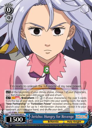 Jericho: Hungry for Revenge (SDS/SX03-085 U) - The Seven Deadly Sins