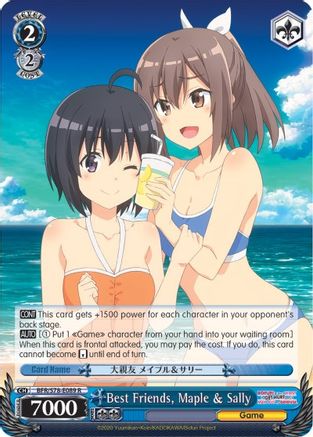 Best Friends, Maple & Sally (BFR/S78-E089 R) - BOFURI: I Don't Want to Get Hurt, so I'll Max Out My Defense