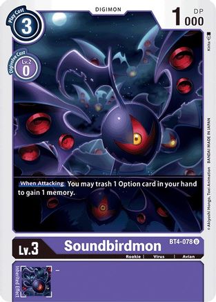 Soundbirdmon (BT4-078) - Great Legend