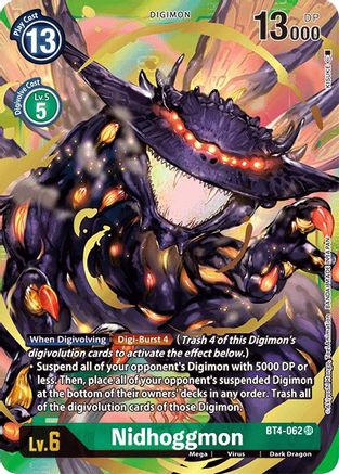 Nidhoggmon (Alternate Art) (BT4-062) - Great Legend Foil