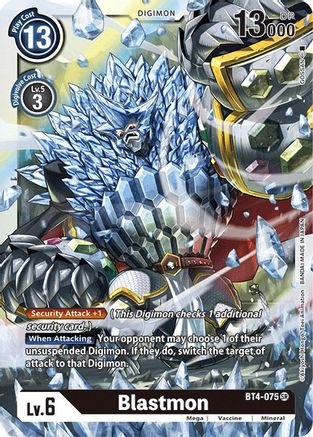 Blastmon (BT4-075) - Great Legend Foil