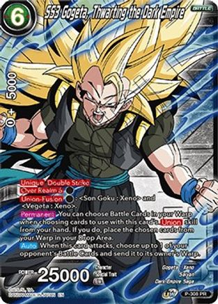 SS3 Gogeta, Thwarting the Dark Empire (Winner Stamp) (P-308) - Tournament Promotion Cards